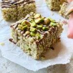 Pistachio and White Choc Rice Krispies Treats Recipe