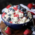 Red White & Blue Fluff Salad