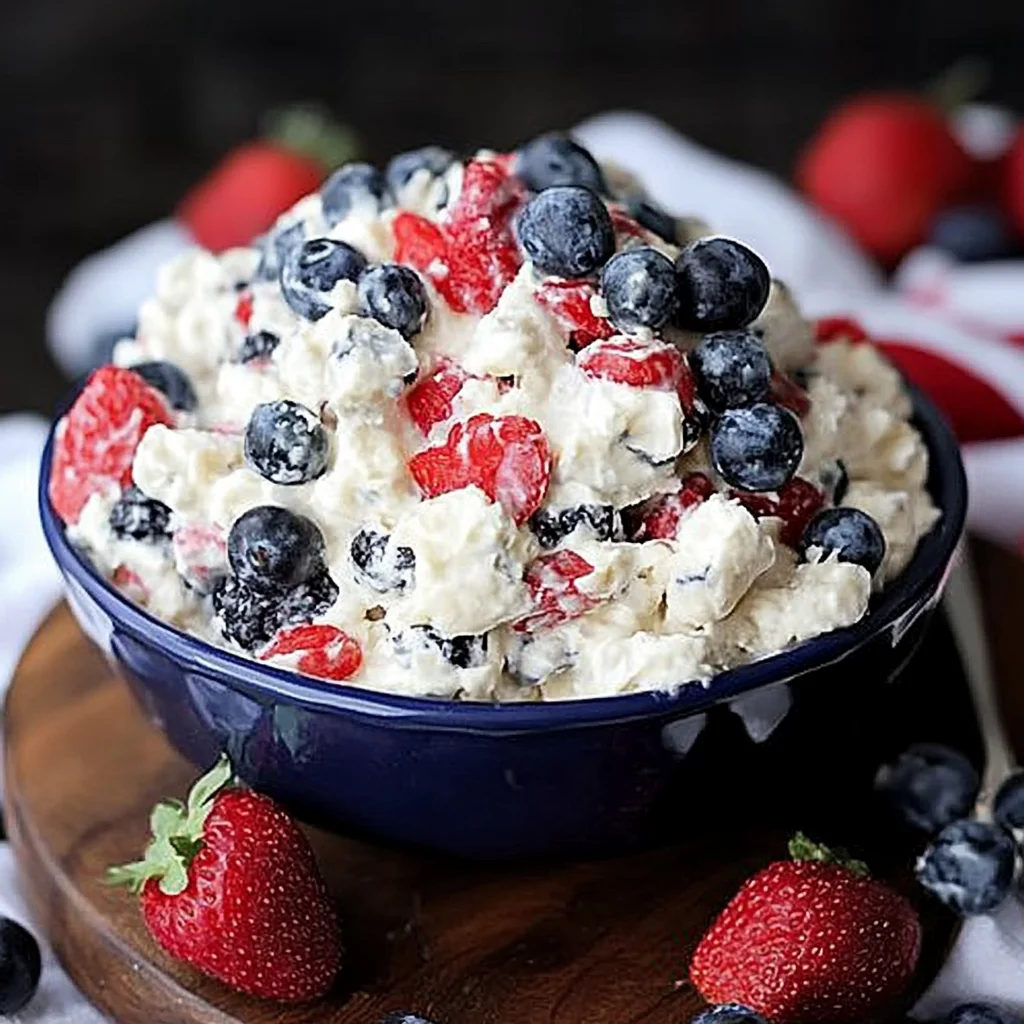 Red White & Blue Fluff Salad