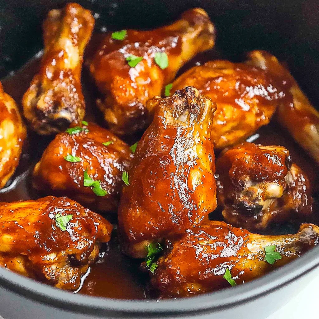 Slow Cooker BBQ Chicken Legs Recipe