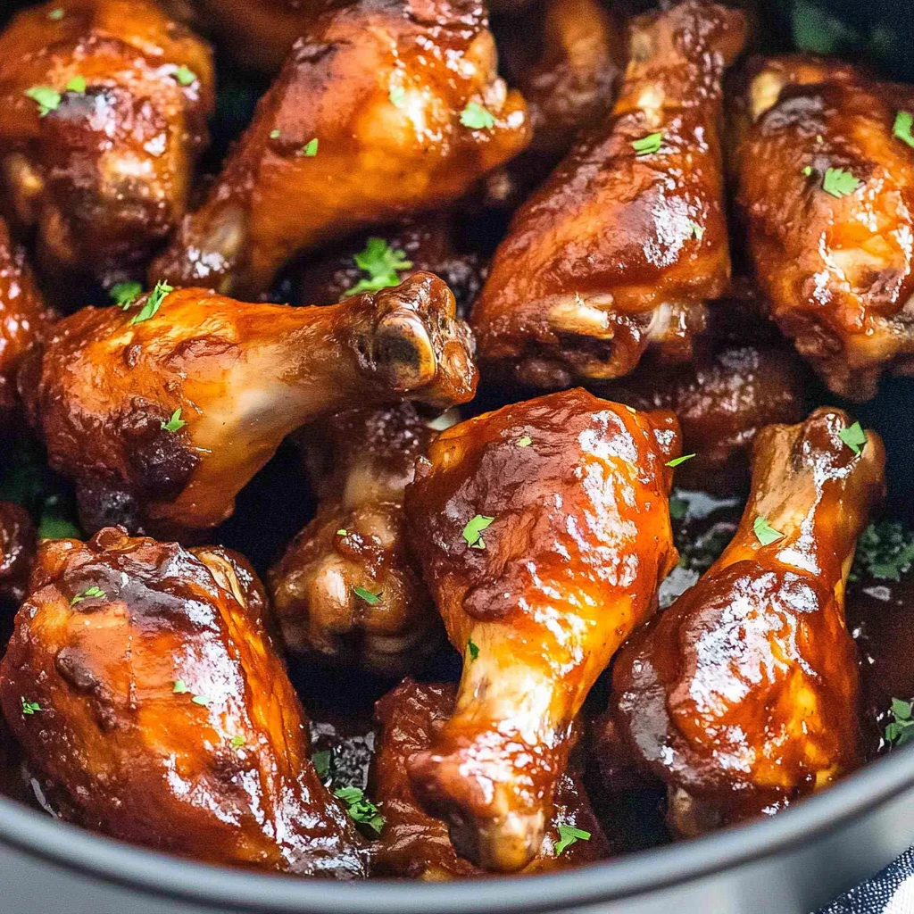 Slow Cooker BBQ Chicken Legs Recipe