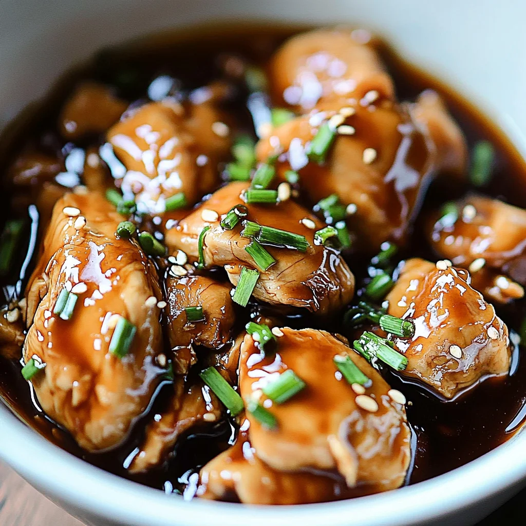 Slow Cooker Honey Garlic Chicken