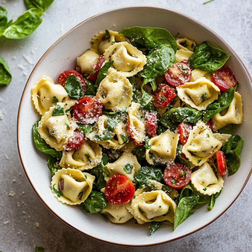 Spinach Tortellini Salad