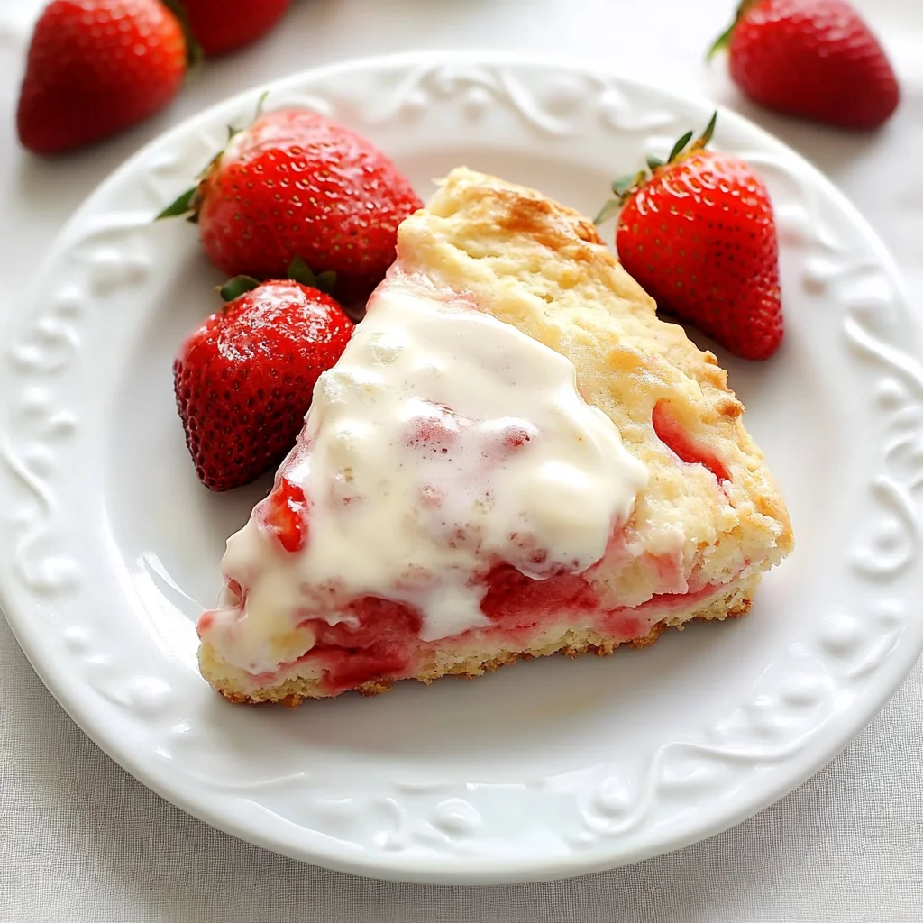 Strawberries and Cream Scones