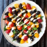 Summer Fruit Caprese Salad