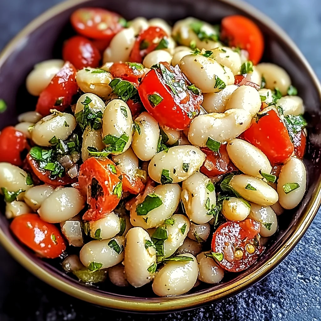 Zesty Italian White Bean Salad Ready in Just 15 Minutes