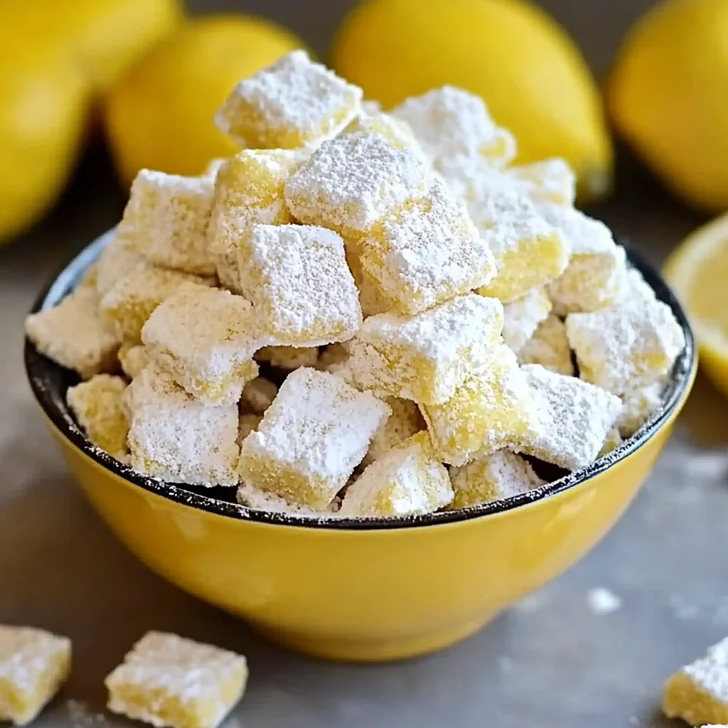 Zesty Lemonade Puppy Chow Snack Recipe
