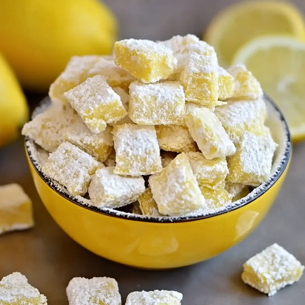 Zesty Lemonade Puppy Chow Snack Recipe