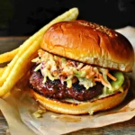 Bobby Flay Texas Style Slaw Burgers