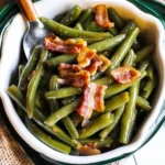 Green Beans With Brown Sugar and Turkey Turkey Bacon