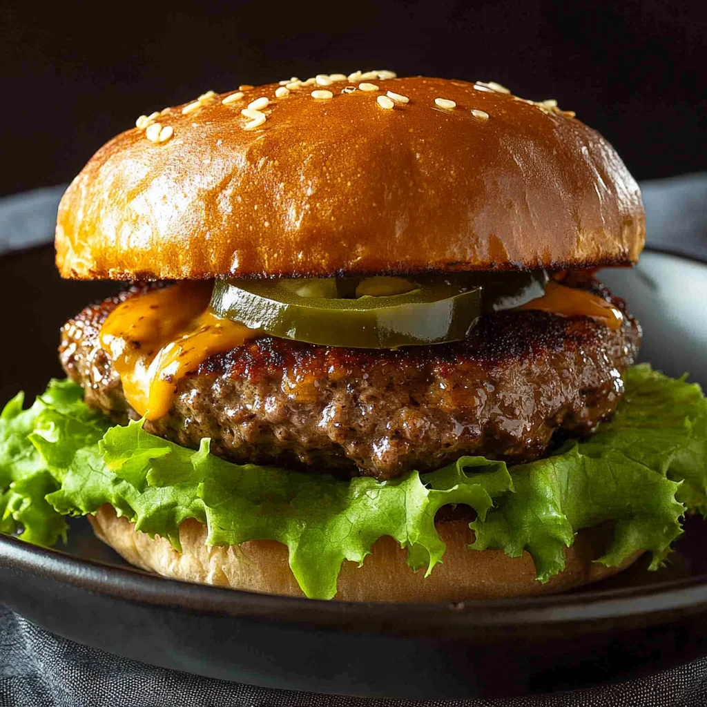 Jalapeno A-1 Steak Sauce Burgers