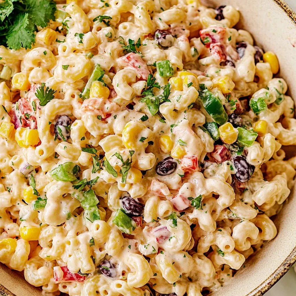 Mexican Macaroni Salad Recipe