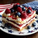 Patriotic Lasagna Dessert