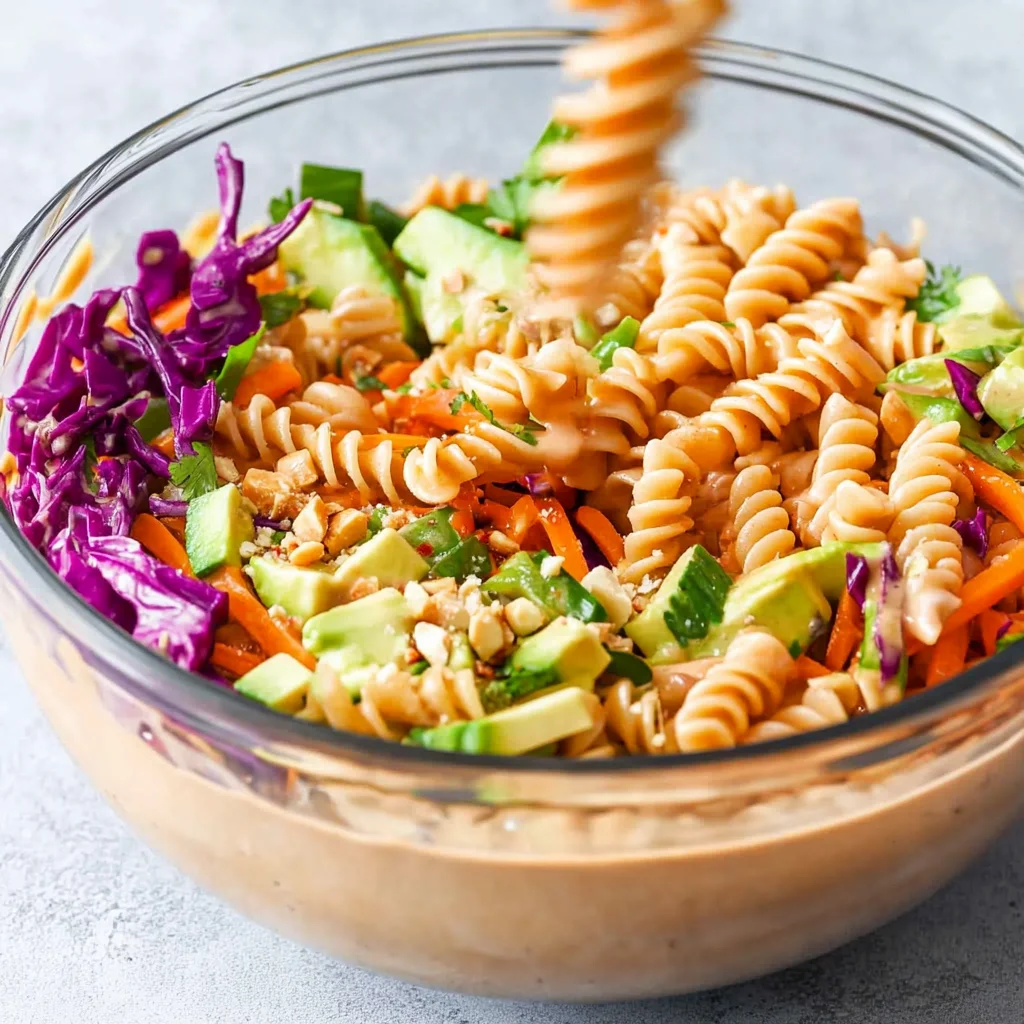 Protein Packed Thai Pasta Salad