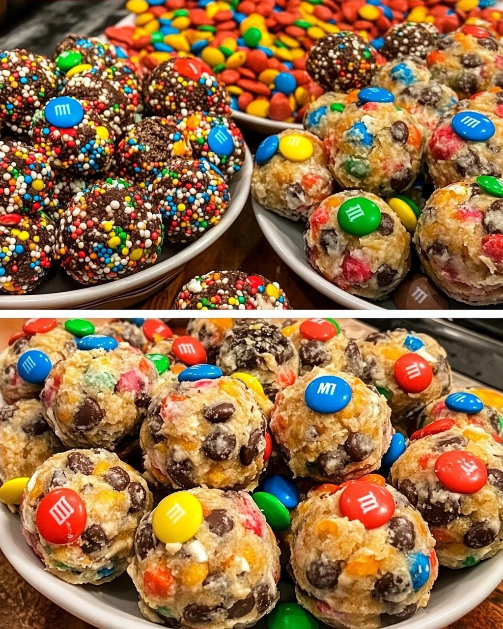 4 Flavor No-Bake Cookie Dough Bites