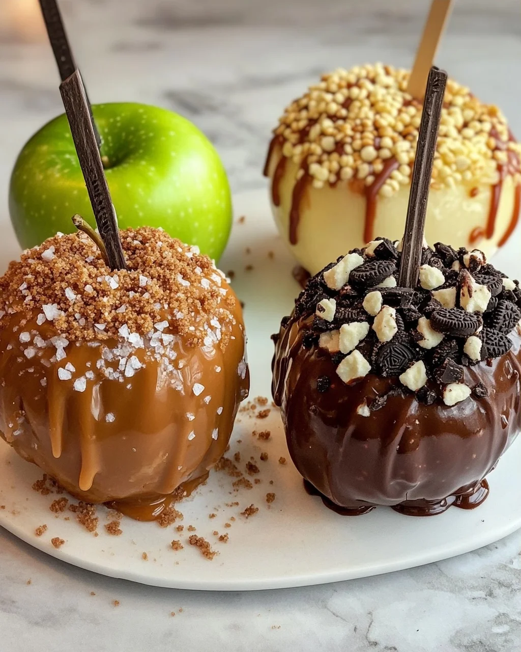 4 Loaded Caramel Apple Variations