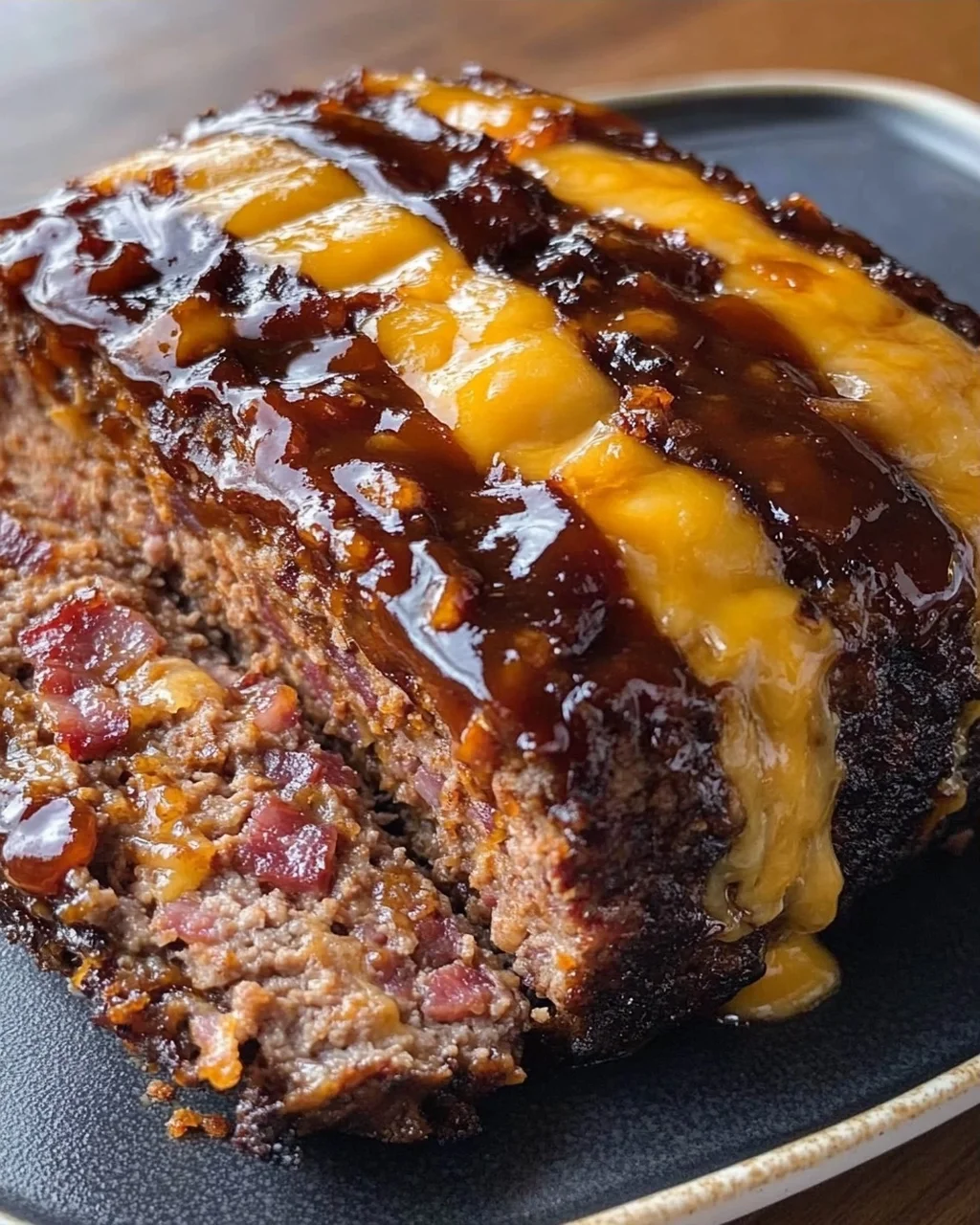 BBQ Bacon Cheeseburger Meatloaf