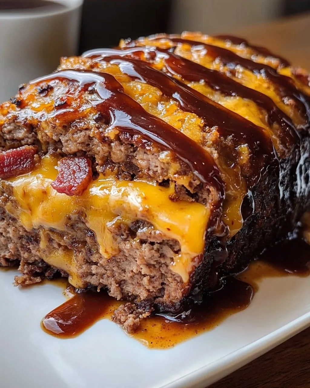 BBQ Bacon Cheeseburger Meatloaf