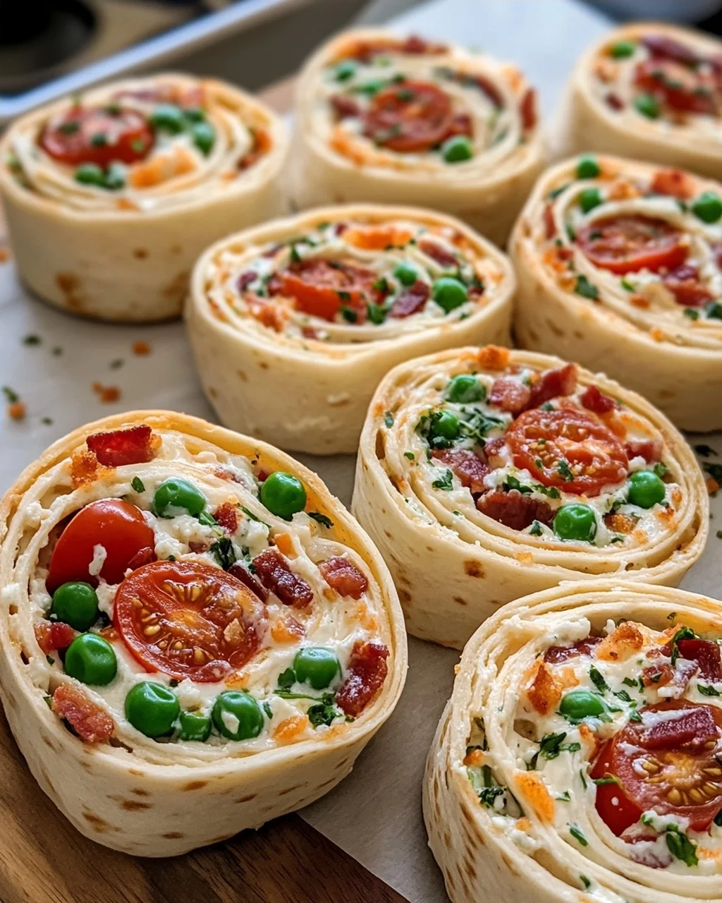 Bacon Ranch Pinwheels