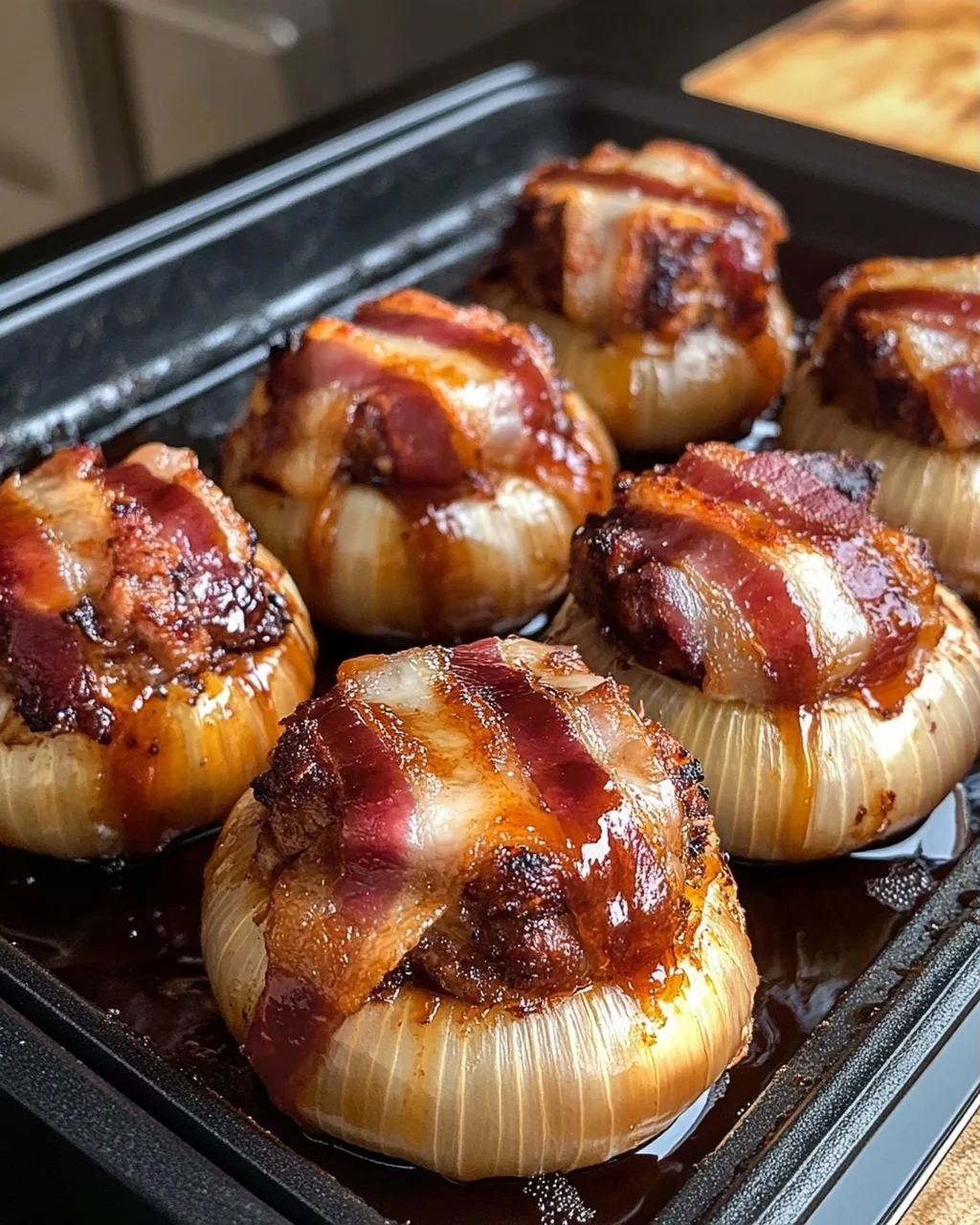 Bacon-Wrapped Stuffed Onions