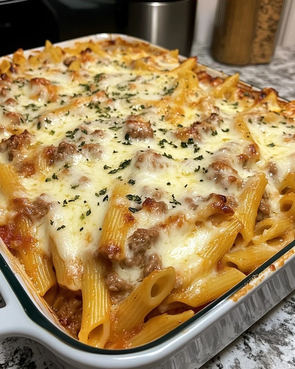 Baked Penne Pasta Casserole