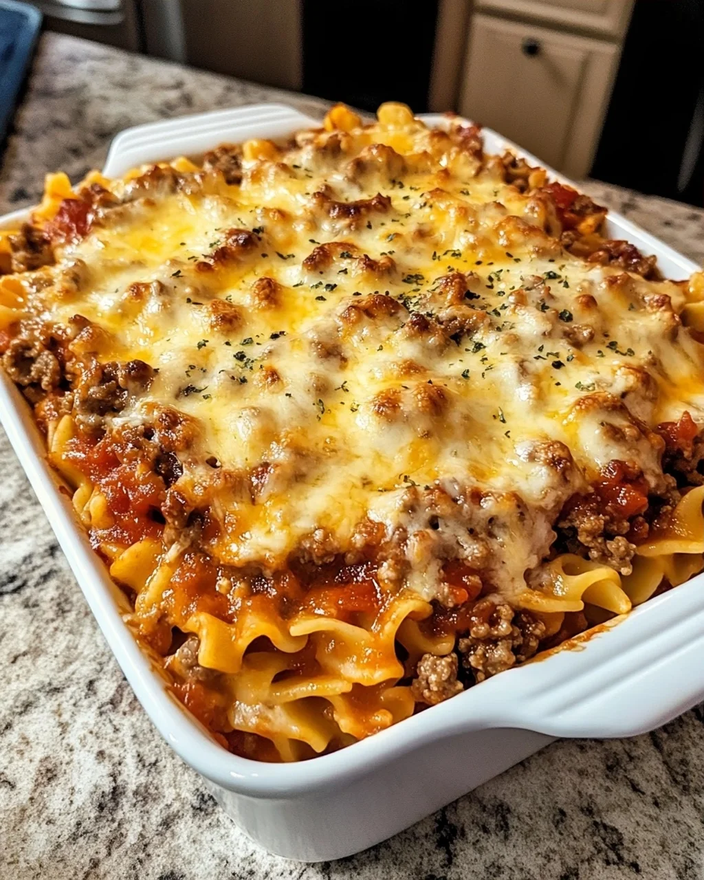 Cheese and Meat Pasta Bake