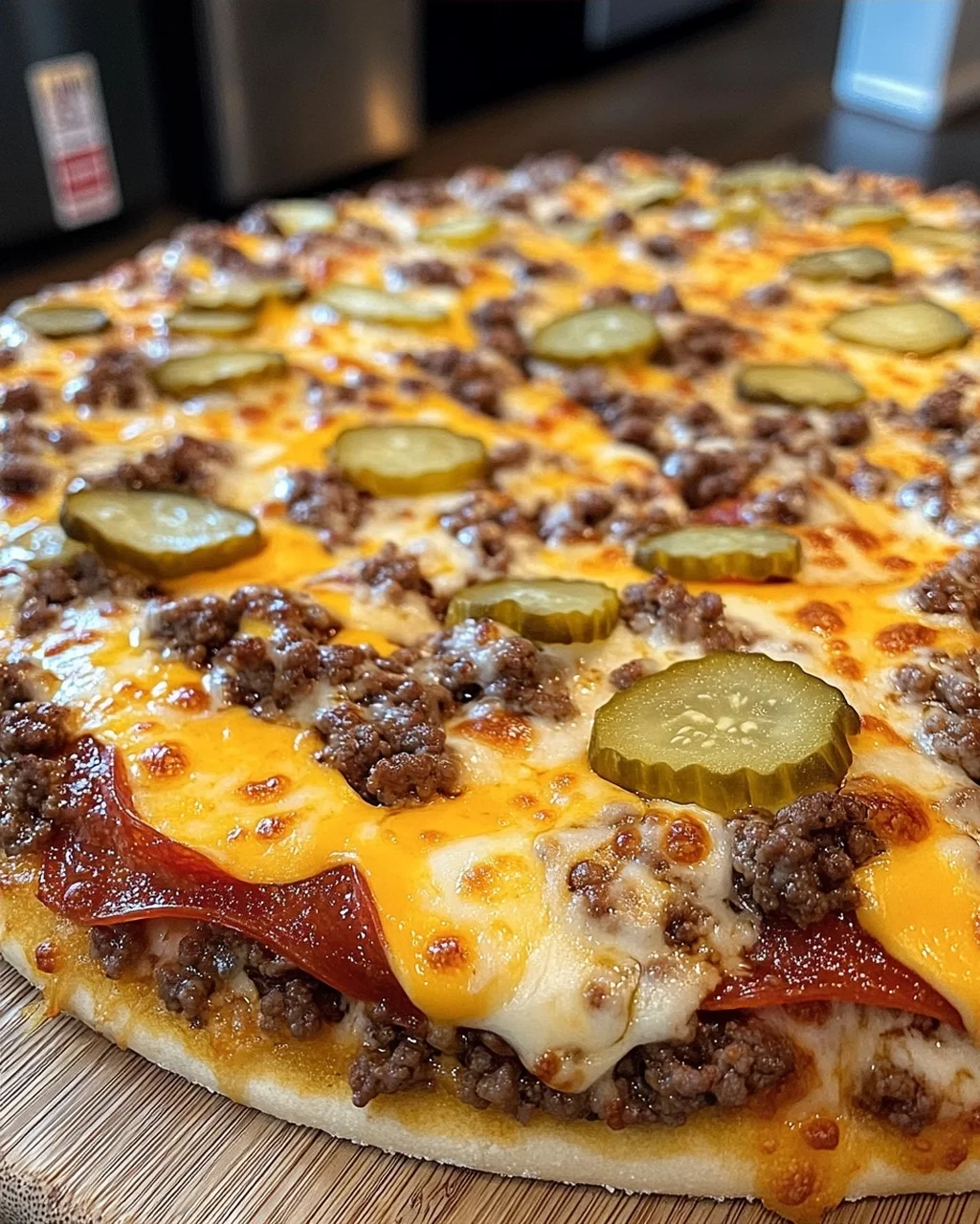 Cheeseburger Pizza