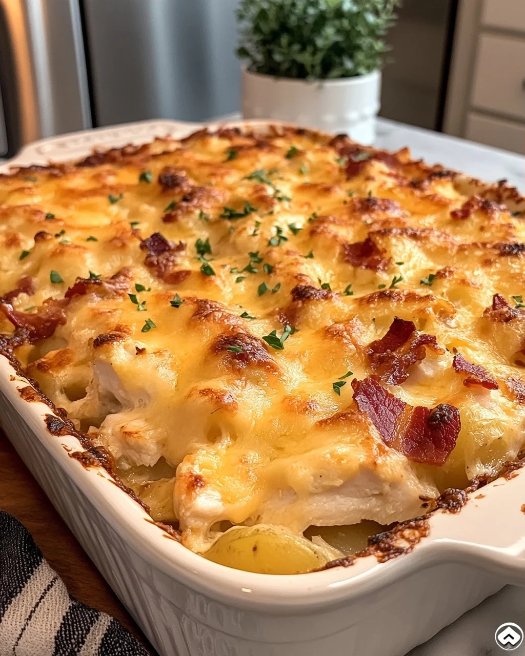 Cheesy Chicken & Potato Casserole