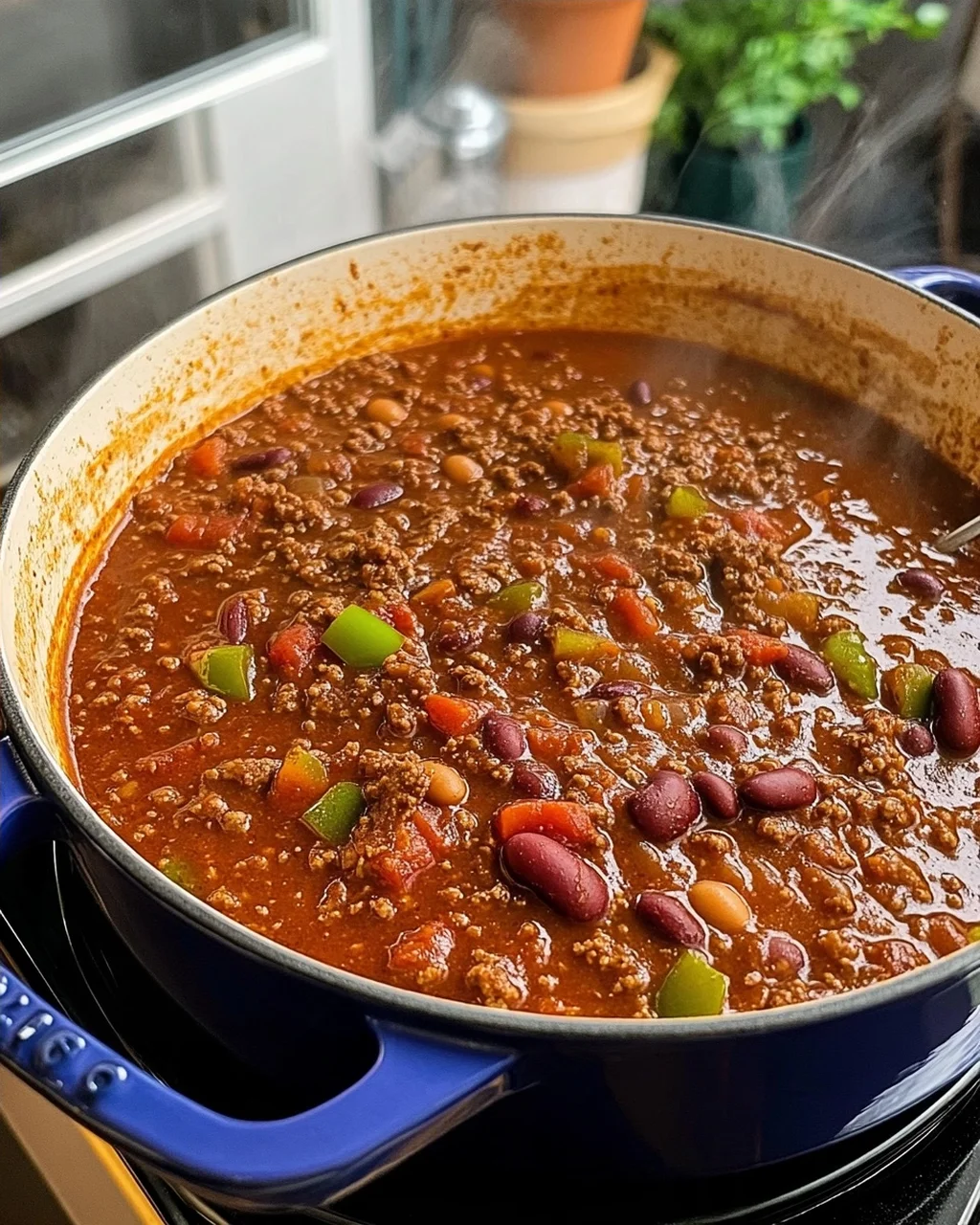 Chili in a Dutch Oven