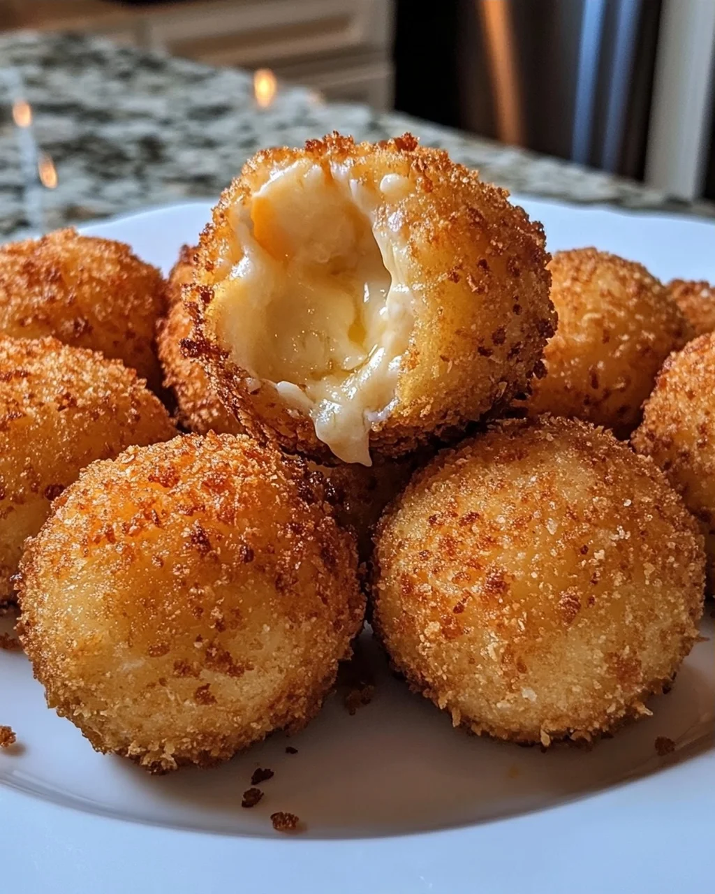 Crispy Fried Cheese Balls