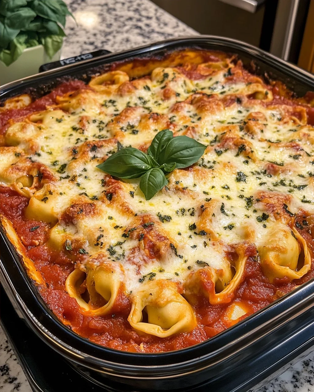 Crock-Pot Tortellini Lasagna