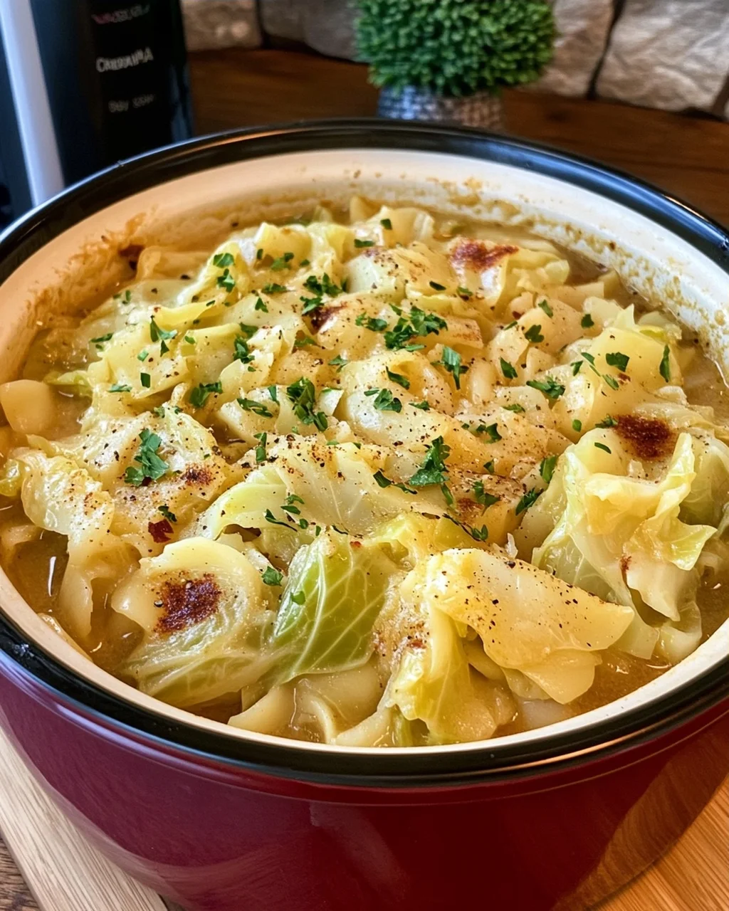 Crockpot Cabbage and Noodles