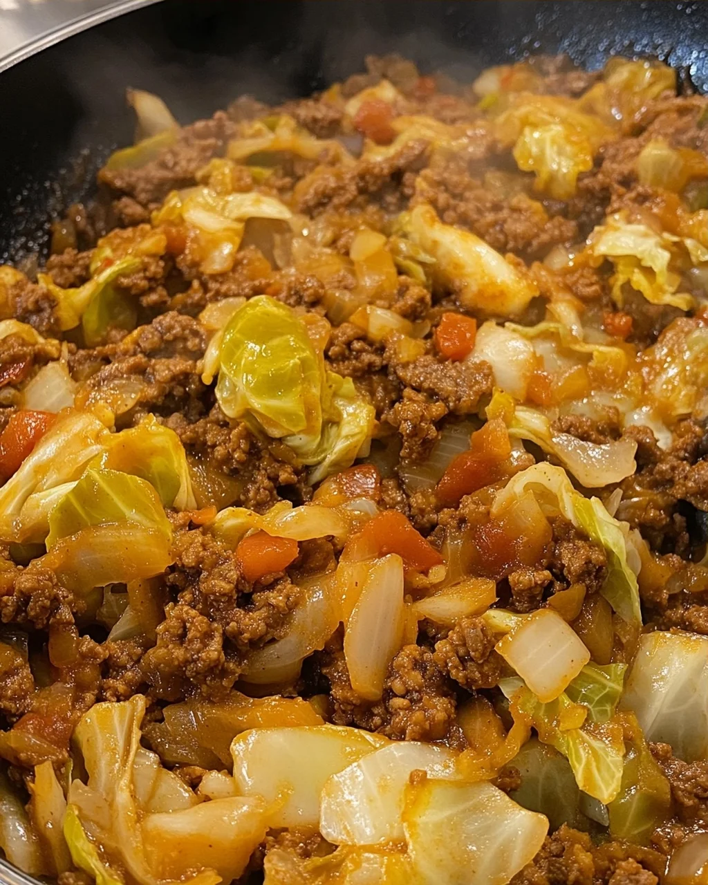 Dirty Filthy Cabbage Recipe with Ground Beef