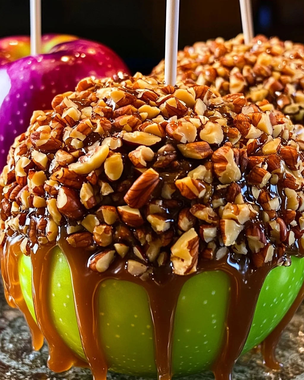 Four Flavors of Candy Apples