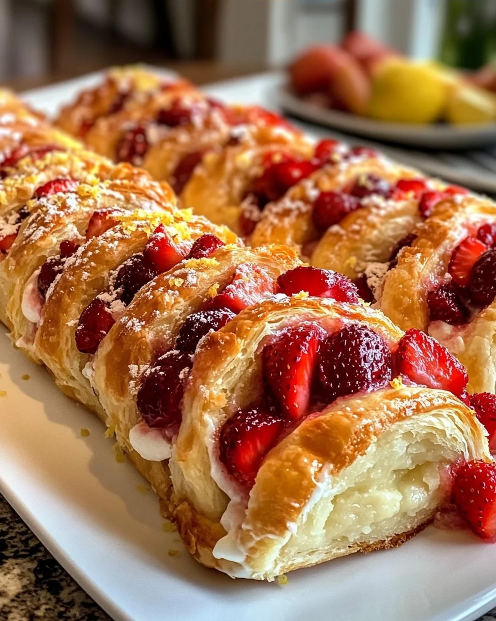 Four Fruit Dessert Rolls