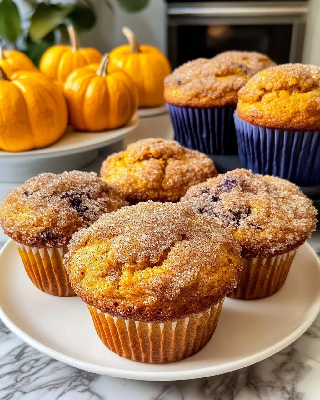 Four Varieties of Pumpkin and Fruit Muffins