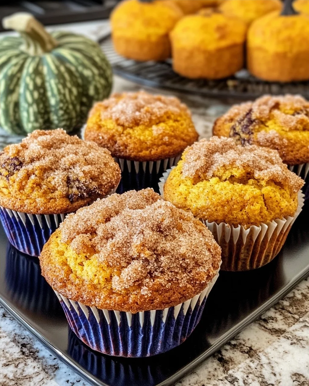 Four Varieties of Pumpkin and Fruit Muffins