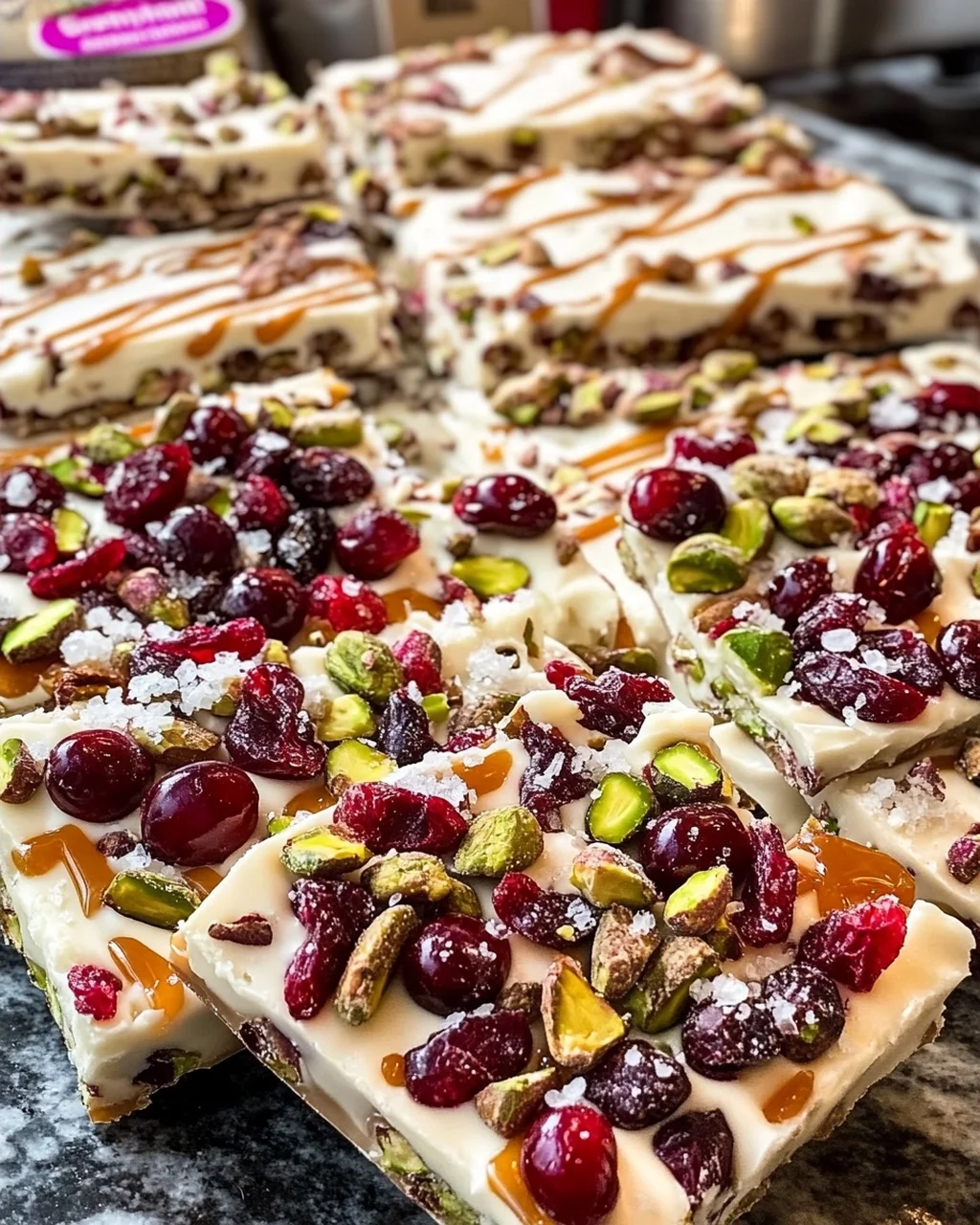 Four White Chocolate Bark Variations