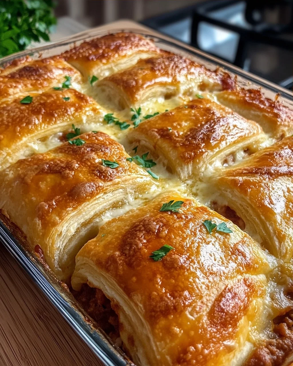 Golden Puff Pastry Casserole