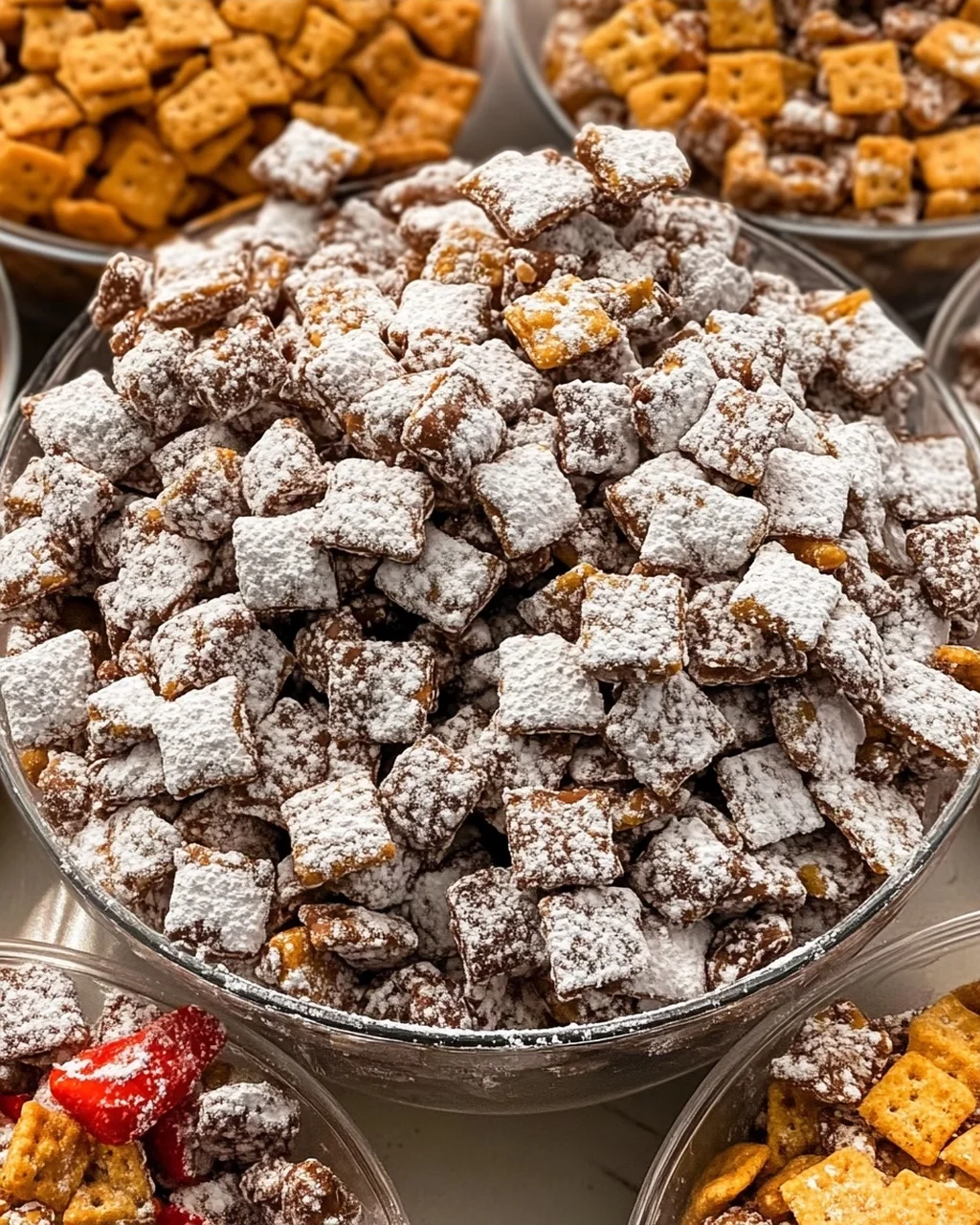 Halloween Puppy Chow Variations
