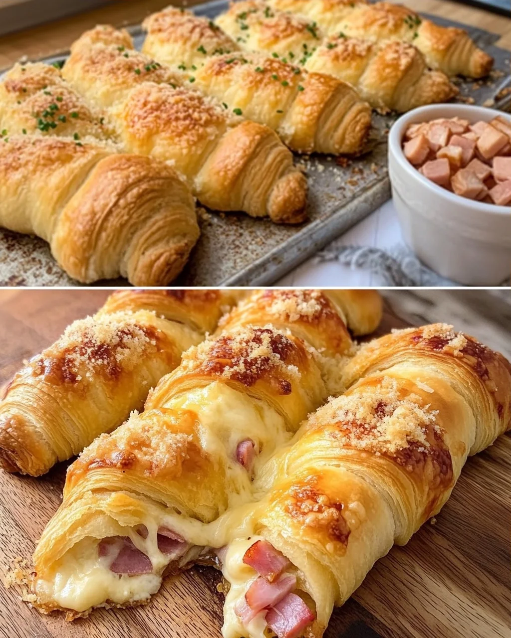 Ham and Cheese Crescent Rolls