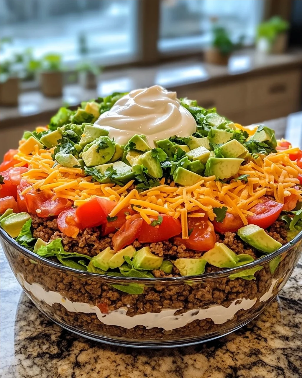 Layered Taco Salad