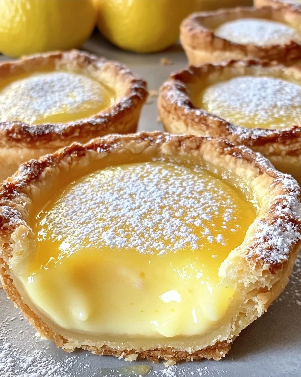 Mini Lemon Custard Pies