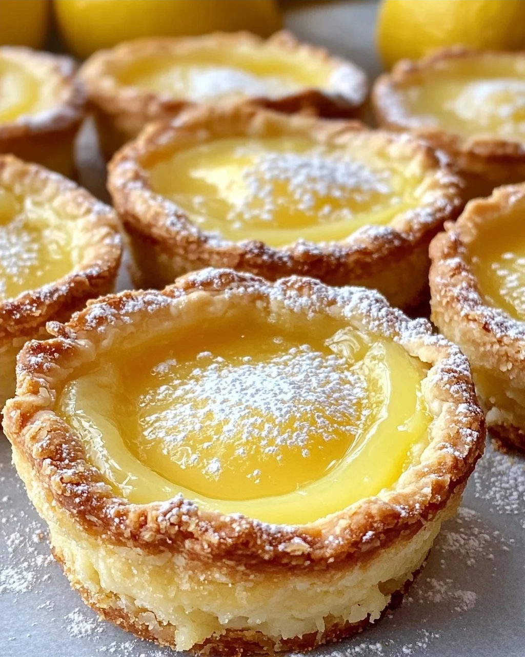 Mini Lemon Custard Pies