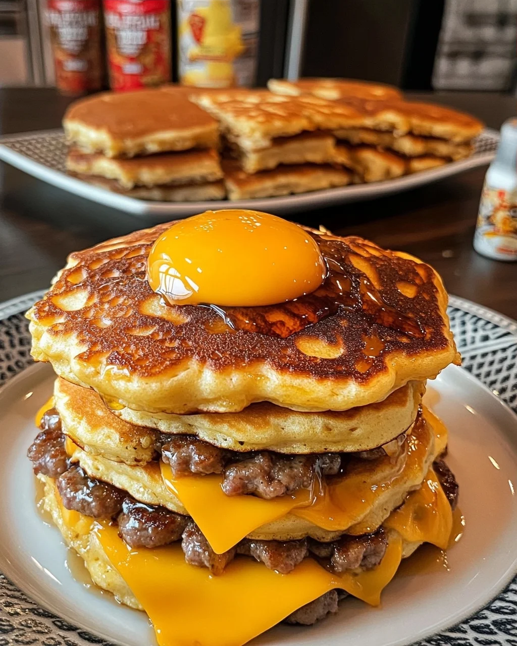 Pancake Breakfast Sandwiches