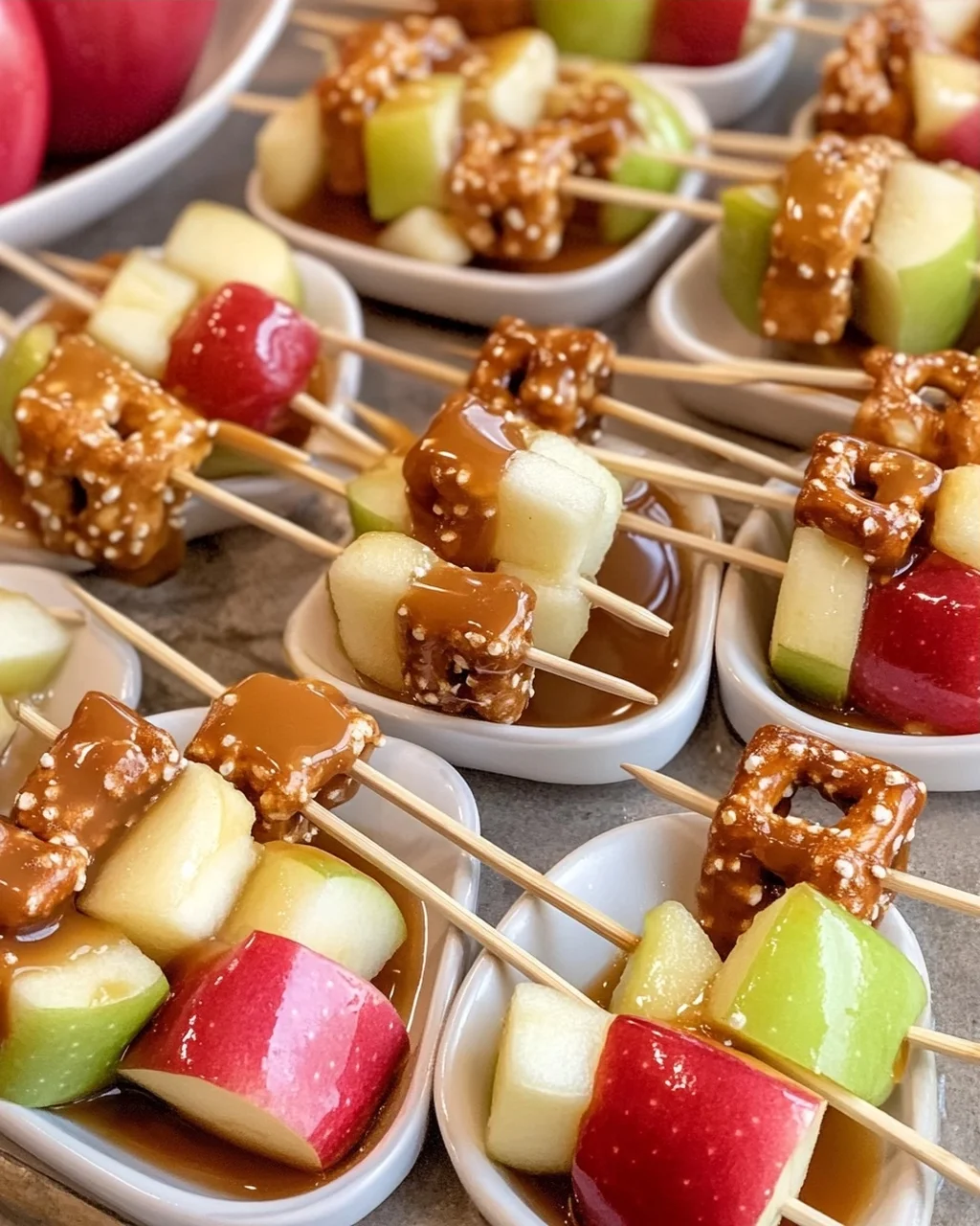 Pretzel Apple Bites