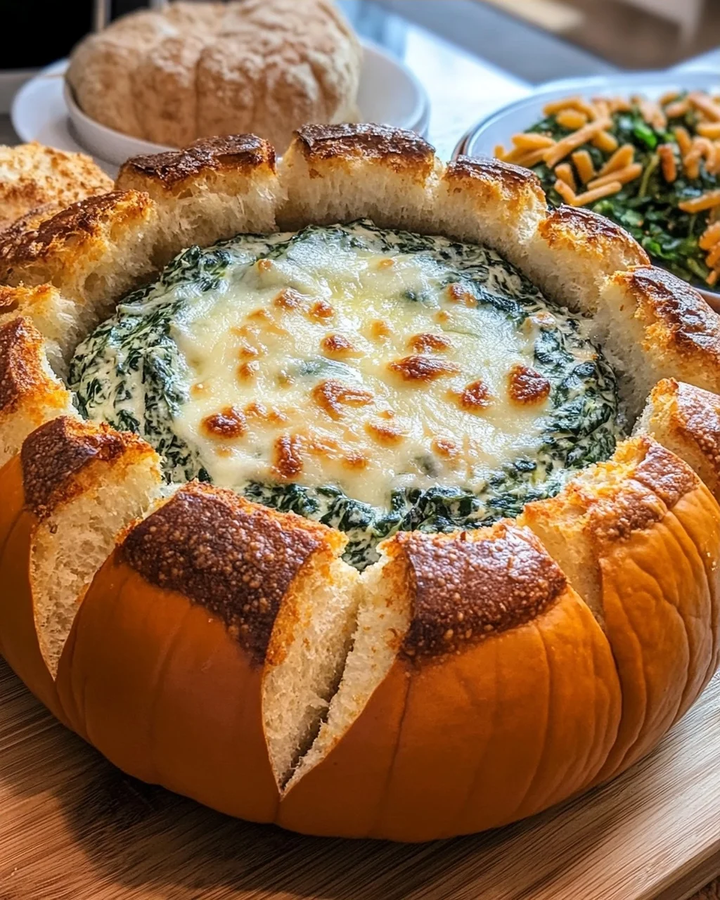 Pumpkin Bread Bowl Dip