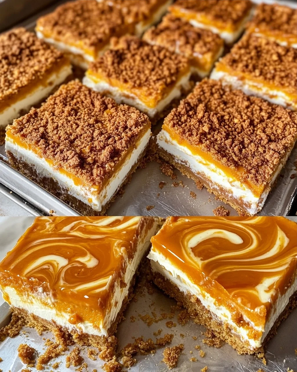 Pumpkin Cheesecake Bars