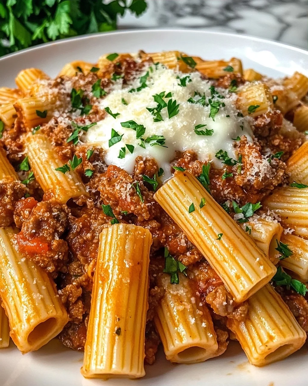 Rigatoni Bolognese