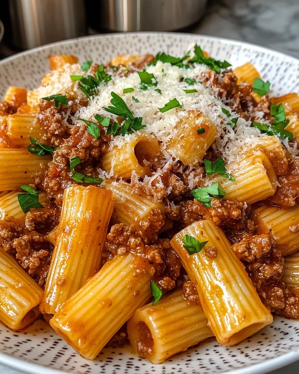 Rigatoni Bolognese
